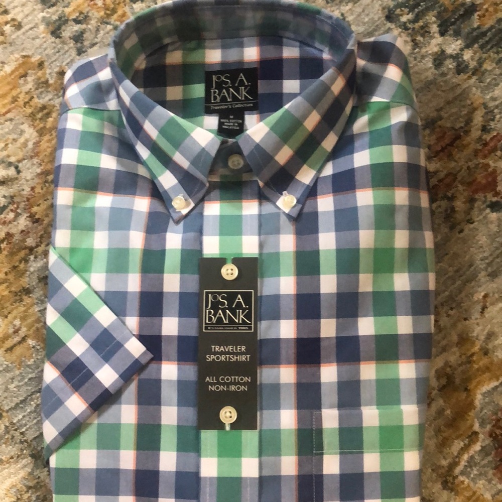 Jos a banks short sleeve button down